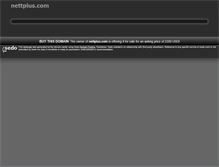 Tablet Screenshot of nettplus.com